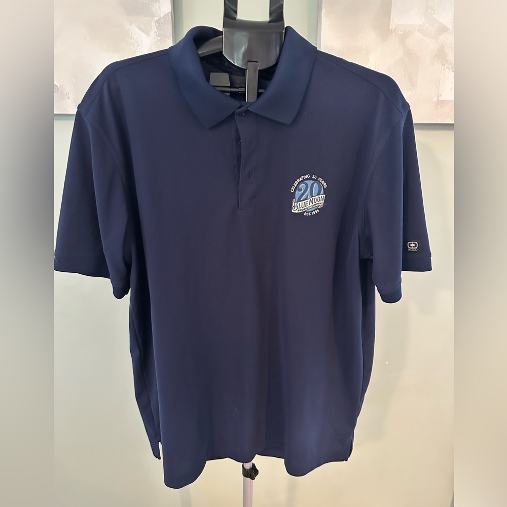 OGIO BLUE MOON DARK BLUE SHORT SLEEVE POLO